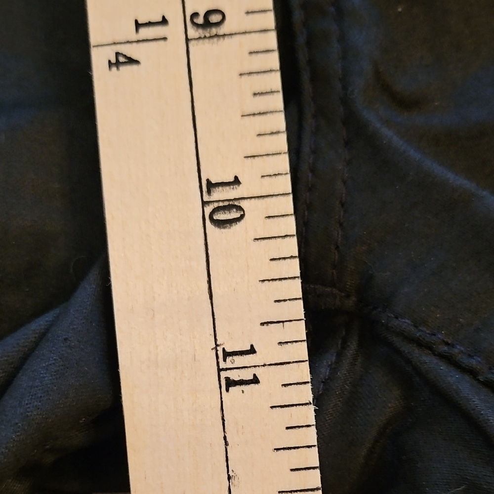 Madewell Black 10" High Rise Skinny Pants -Leather Edition - Picture 4 of 8